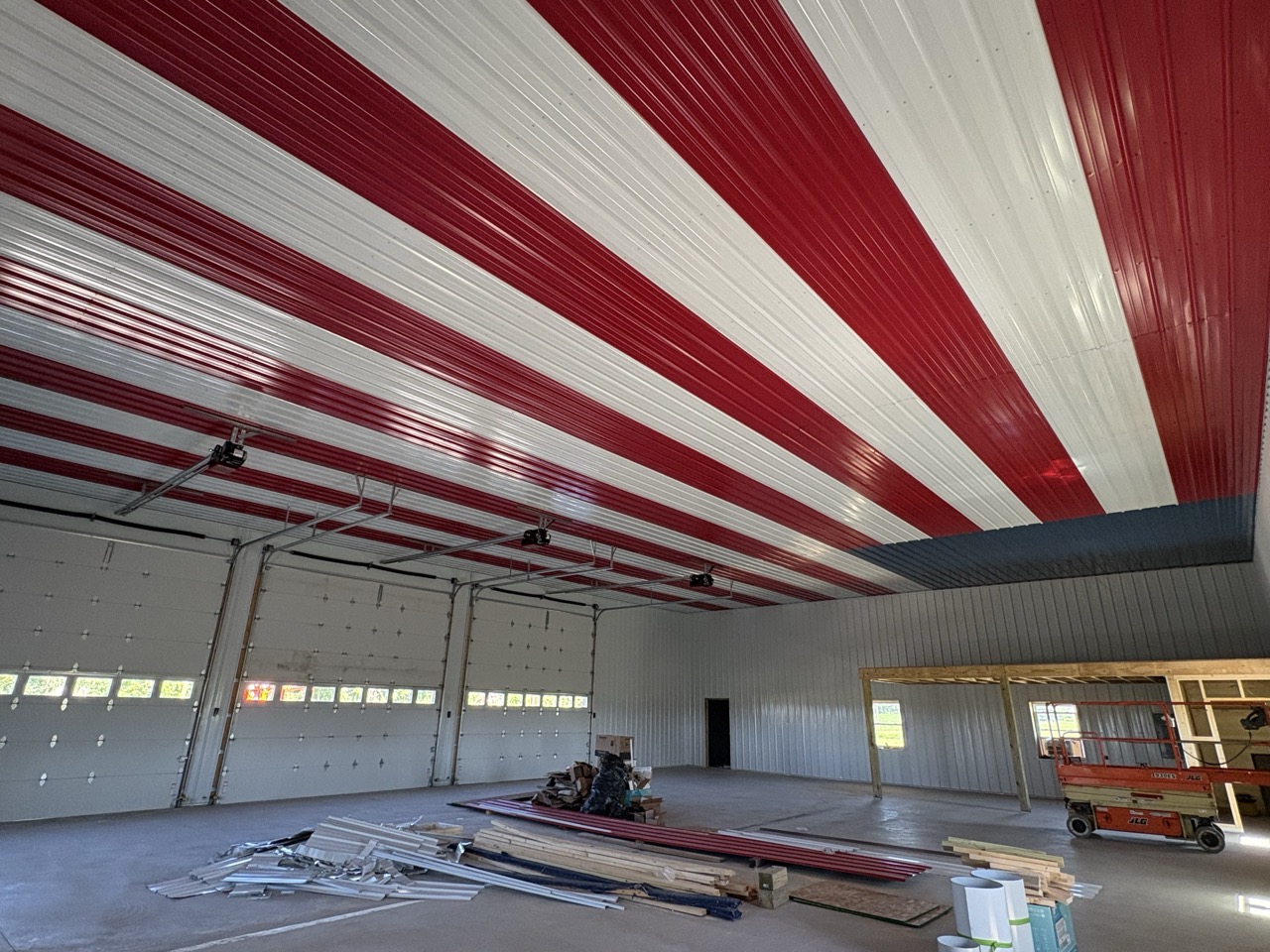 Flag barn garage door project
